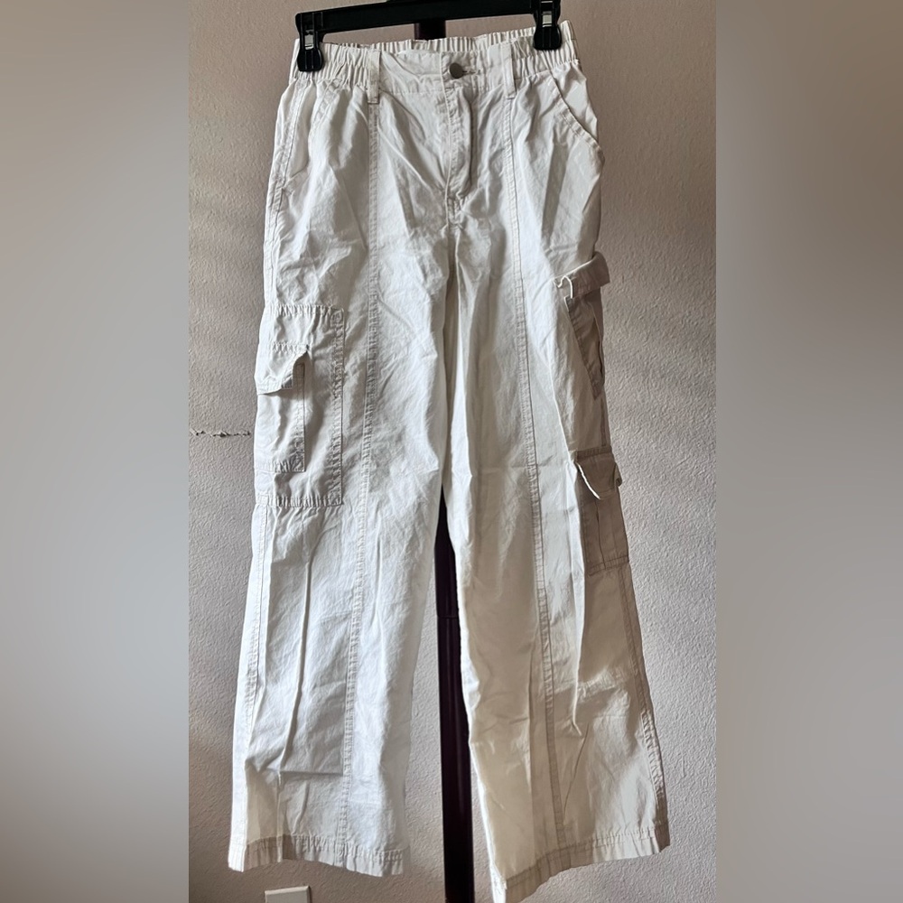 Stylish Kids' Cream Cargo Pants